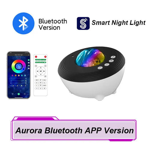 Aurora Galaxy Projector Bluetooth Speaker Night Light