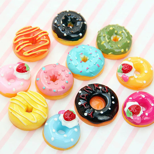 Mini Candy Donut Dollhouse Play Set (10 Pcs)