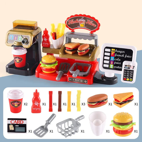 Imaginative Play Burger Shop Set