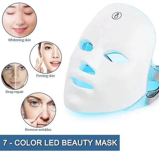 7 Color Facial LED Photon Beauty Mask