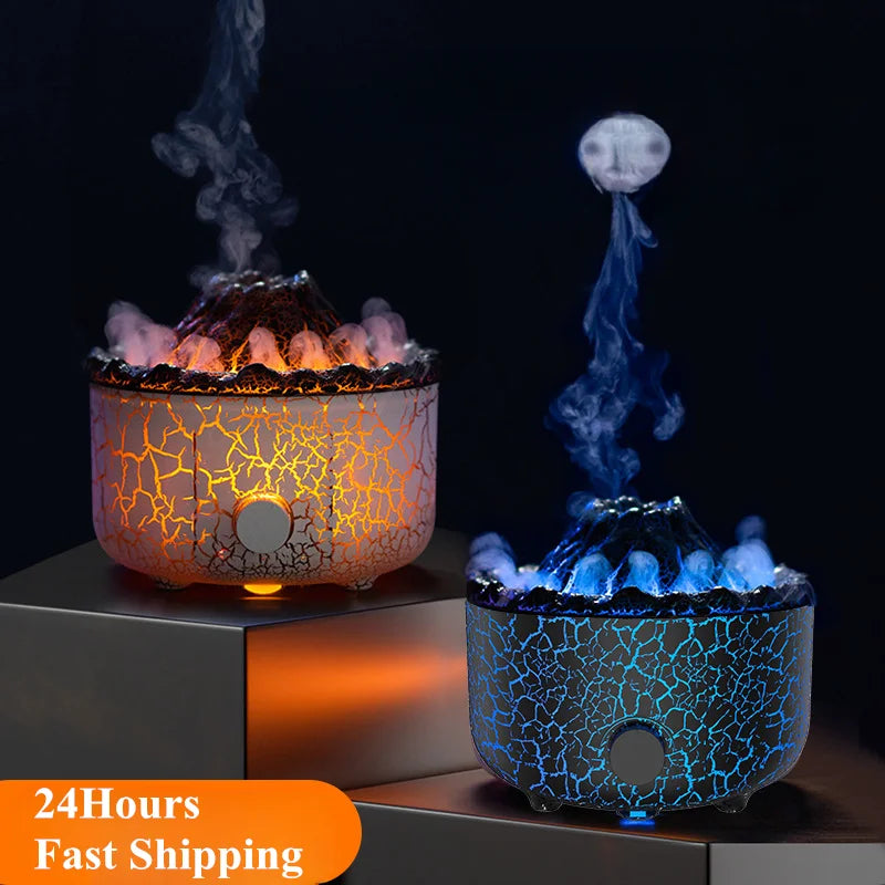 Lava Volcano Air Humidifier Essential Oil Diffuser