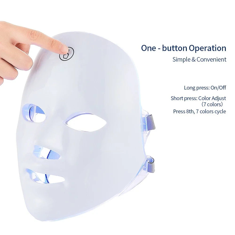 7 Color Facial LED Photon Beauty Mask