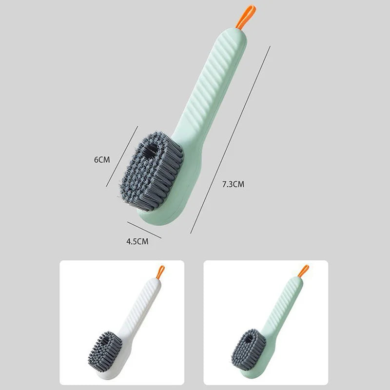 Shoe Brush w/ Built-in Cleaner