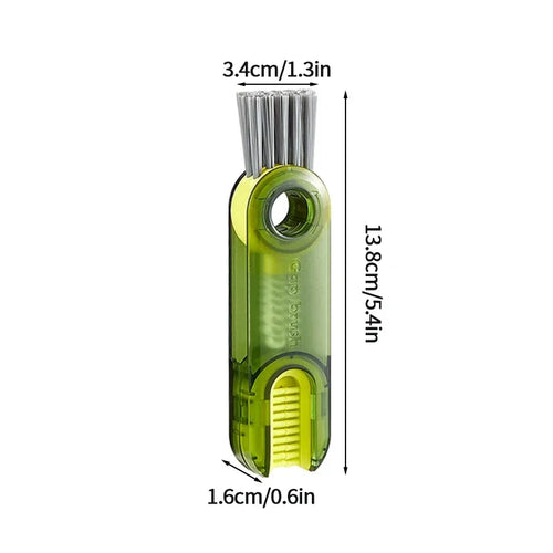 3-in-1 Cleaning Brush Water Bottle Lid Cleaning Brush Multi-Purpose