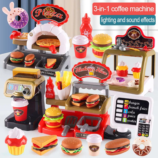 Imaginative Play Burger Shop Set