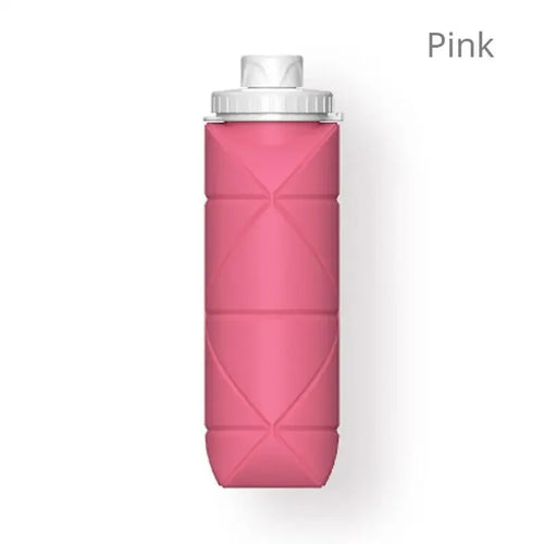 600ml Foldable Space-saving Silicone Water Bottle