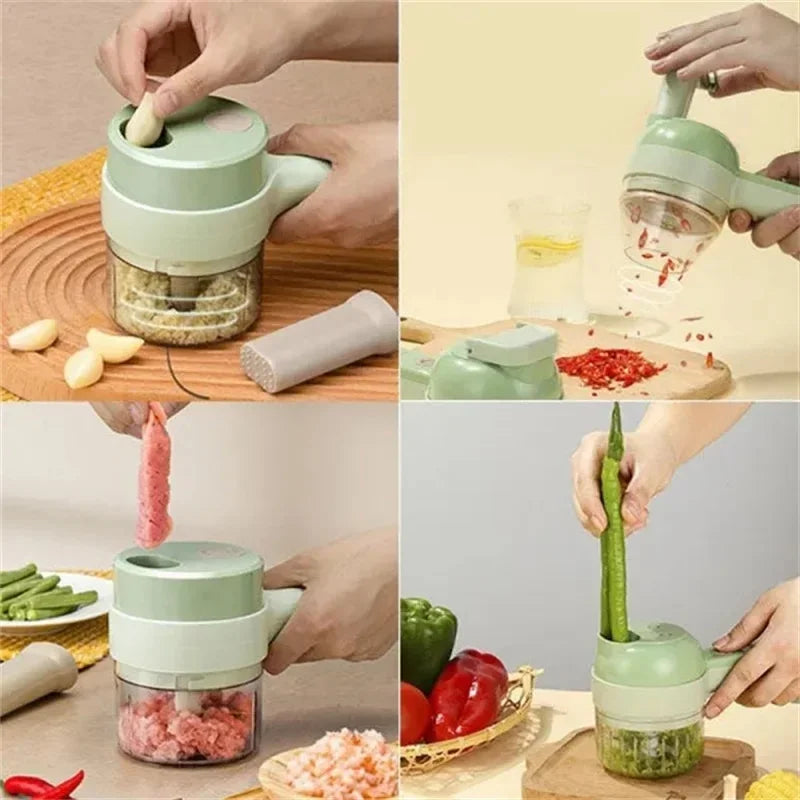 4In1 Electric Veggie Cutter