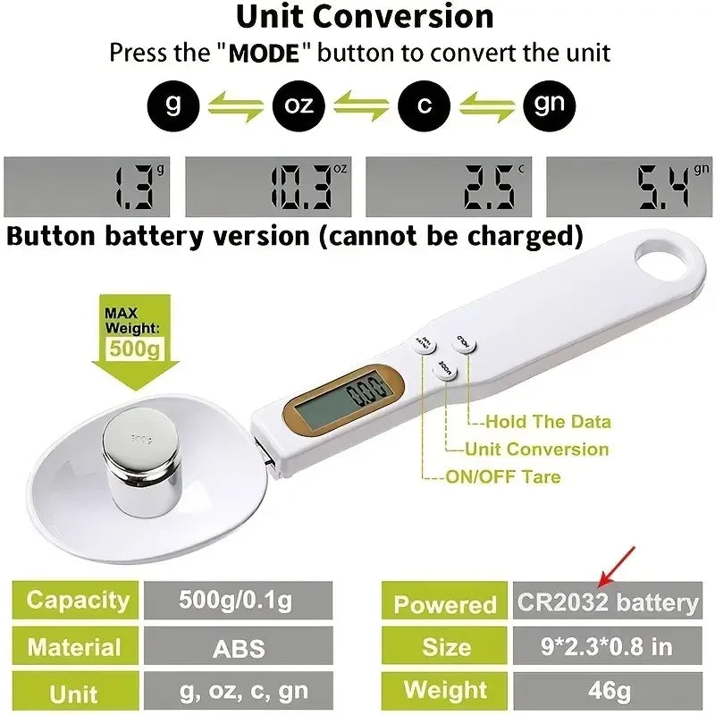 Digital Measuring Spoon Mini Food Scale