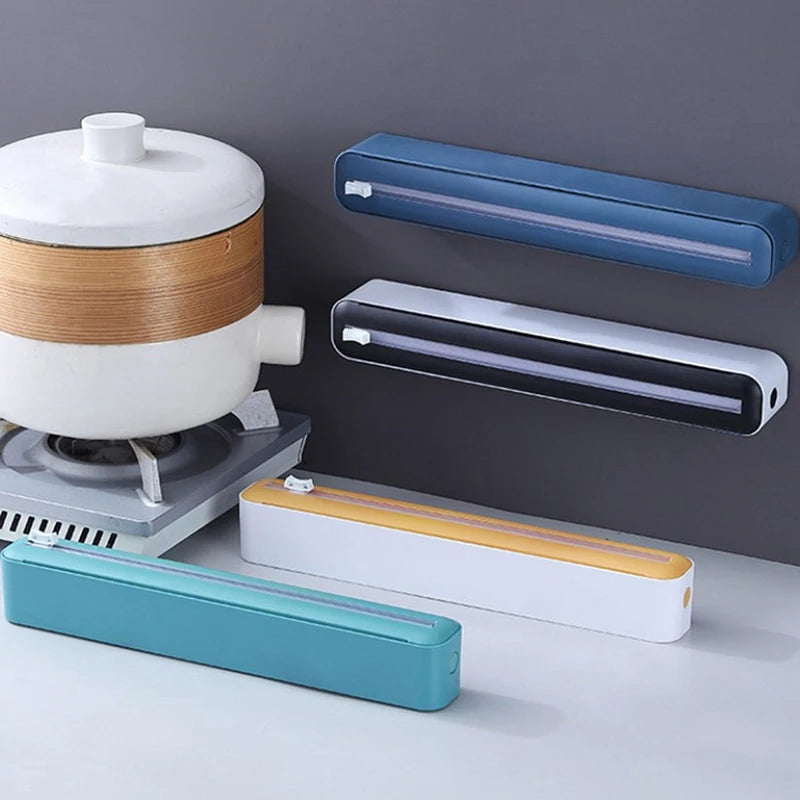 Plastic Wrap Dispenser with Slide Cutter