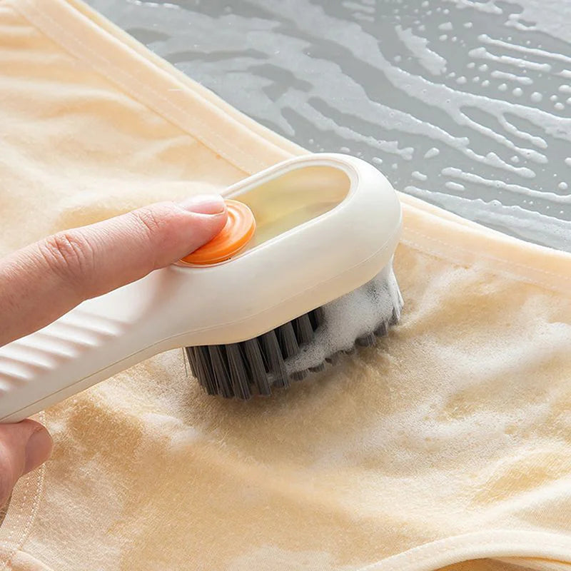 Shoe Brush w/ Built-in Cleaner